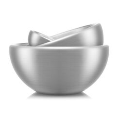 Bodum K1653-57 Speiseschüssel Schüssel-Set Rund Edelstahl Chrom 3 Stück(e)