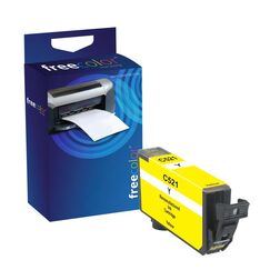 Freecolor CACLI521Y-INK-FRC Druckerpatrone 1 Stück(e) Gelb