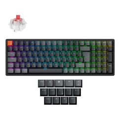 Keychron K4 QMK Tastatur Universal USB + Bluetooth Schwedisch Schwarz
