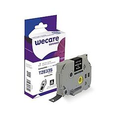 Armor K80019W4 Etiketten erstellendes Band Weiss auf Schwarz TZe