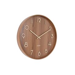 Karlsson KA5809DW Wand- /Tischuhr Mechanische Uhr Rund Braun