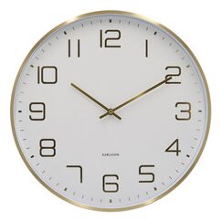 Karlsson KA5973WH Wand- /Tischuhr Digitale Uhr Rund Weiß