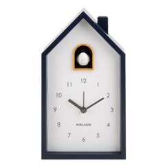 Karlsson KA6015DB Wand- /Tischuhr Digitale Uhr andere Dunkelblau, Farbe: Dunkelblau