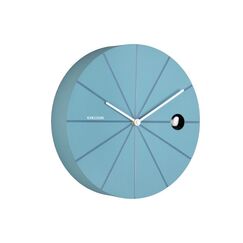 Karlsson KA6068BL Wand- /Tischuhr Mechanische Uhr Rund Arktisblau, Blau