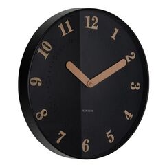 Karlsson KA6083BK Wand- /Tischuhr Mechanische Uhr Rund Schwarz