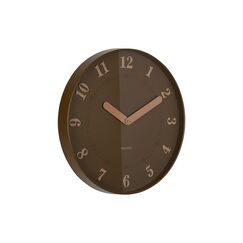 Karlsson KA6083BR Wand- /Tischuhr Mechanische Uhr Rund Mokka