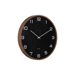 Karlsson Delicado Mechanische Uhr Rund Schwarz, Farbe: Schwarz