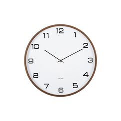 Karlsson KA6088WH Wand- /Tischuhr Analoge Uhr Rund Weiß, Farbe: Weiß