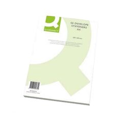 Q-CONNECT KF00075 Briefumschlag Schwarz, Grün, Weiß 50 Stück(e)