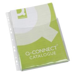 Q-CONNECT Kangaroo Pockets Klarsichthülle A4 Polyvinylchlorid (PVC)