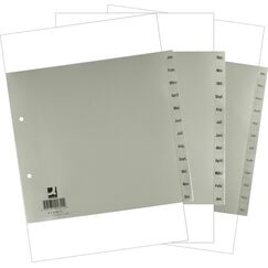 Q-CONNECT KF01811 Trennblatt Polypropylen (PP) Grau