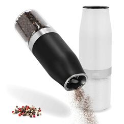 ADE KG2407 Salz- und Pfeffermühlen-Set Schwarz, Weiß