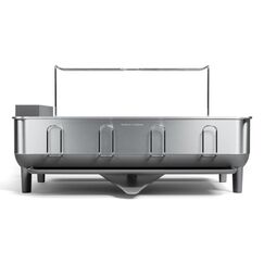 simplehuman KT1181 Geschirrtrockner Edelstahl, Schwarz