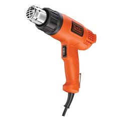 Black & Decker KX1650-QS Heißluftpistole 740 l/min 600 °C 1750 W Schwarz, Orange
