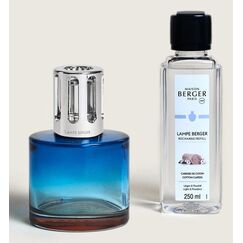 Maison Berger Paris LB4854 Aroma-Lampe Glas Blau, Nude