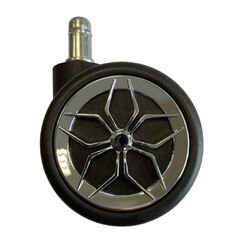 LC-Power LC-CASTERS-8BC2-DRIFT Büro- & Computerstuhl-Teil Schwarz, Chrom Kunststoff Lenkrolle