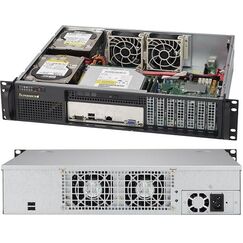 Supermicro SuperChassis 523L-505B 2U Schwarz 500 W