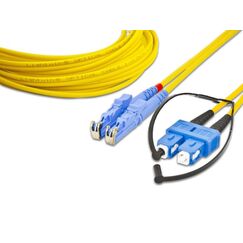 Lightwin LDP-09 E2-SC 1.0 InfiniBand/Glasfaserkabel 1 m 2x E-2000 (LSH) 2x SC Gelb, Farbe: Gelb, Länge: 1 m