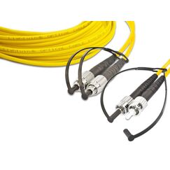 Lightwin LDP-09 FC-ST 1.0 InfiniBand/Glasfaserkabel 1 m 2x FC 2x ST Gelb, Farbe: Gelb, Länge: 1 m