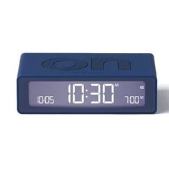 LEXON Flip Mini Digitaler Wecker Lila, Farbe: Dunkelblau