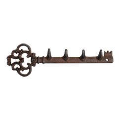 Esschert Design LH149 Wandhalterung Drinnen Schlüsselhaken Braun