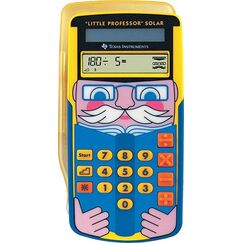 Texas Instruments Little Professor Taschenrechner Tasche Einfacher Taschenrechner Gelb