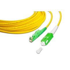 Lightwin LSP-09 LSHAPC-SC/APC 1.0 InfiniBand/Glasfaserkabel 1 m E-2000 (LSH) FTTH Gelb, Farbe: Gelb, Länge: 1 m