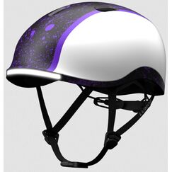 Lumos Helmet Lumos Nyxel Youth Schwarz, Violett, Weiß