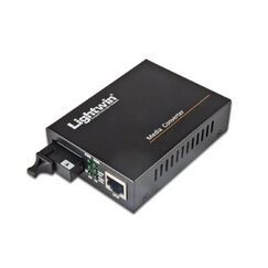Lightwin LWC-10/100/1000-WDM-S20-A Netzwerk Medienkonverter 1000 Mbit/s 1310 nm Einzelmodus Schwarz