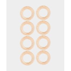 lalana 6006.15 Runde Perle Holz Braun 8 Stück(e)