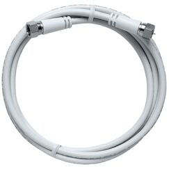 Axing MAK35080 Koaxialkabel 3,5 m F-Typ Weiß