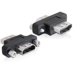 DeLOCK HDMI A 19-p HDMI A Schwarz