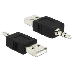DeLOCK 66069 Kabeladapter USB A 3,5 Schwarz