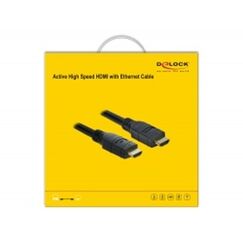 DeLOCK 85285 HDMI-Kabel 15 m HDMI Typ A (Standard) Schwarz