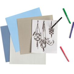 Cricut Infusible Ink Filzstift Schwarz, Braun, Grün, Violett, Rot 5 Stück(e)