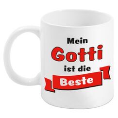 Trendcompany MF-140 Tasse Rot, Weiß Universal 1 Stück(e)