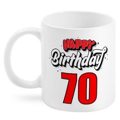 Trendcompany MF-188 Tasse Rot, Weiß Universal 1 Stück(e)