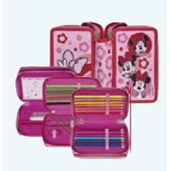 Scooli Minnie Weiches Federmäppchen Mehrfarbig