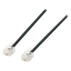 Wirewin MOD 6/4-6/4 6.0 Telefonkabel 6 m Schwarz