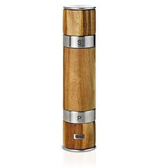 AdHoc MP90 Gewürzmühle Salz- & Pfeffermühle Edelstahl, Holz