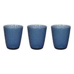 Tognana Porcellane N3585J70BLU Wasserglas Blau 3 Stück(e) 280 ml