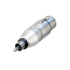 Neutrik NA2FPMM Kabeladapter RCA XLR Silber