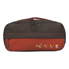 Hori NSX-190E Schutzhülle für tragbare Spielkonsolen Beuteltasche Nintendo Textil Schwarz, Rot