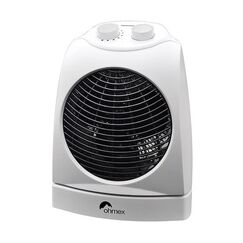 Ohmex OHM-HET-1802 Elektrische Raumheizung Drinnen Weiß 2000 W Elektrischer Raumheizlüfter