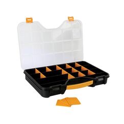 Perel OMR24 Kleinteil/Werkzeugkasten Schwarz, Gelb