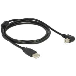 DeLOCK 1.5m, USB 2.0-A / USB 2.0-B USB Kabel 1,5 m USB A USB B 0,48 Gbit/s Schwarz