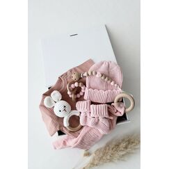 OYKAMI Palermo Baby-Geschenkset Mädchen Rose