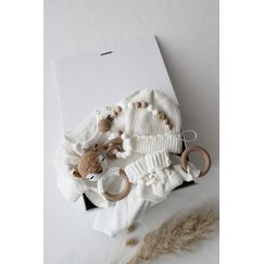 OYKAMI Palermo Baby-Geschenkset Mädchen Weiß