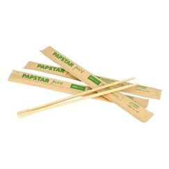 Papstar Essstäbchen aus Bambus
