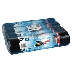 Weita PAP11037 Abfallbeutel 240 l Schwarz 15 Stück(e)